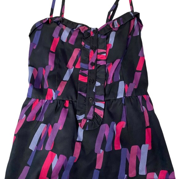 Marc by Marc Jacobs Silk peplum adjustable strap top Size 4 - Picture 1 of 6